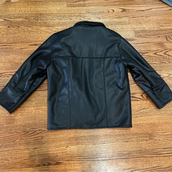 Ribadi Genuine Leather Jacket With Fur Men Size Large - Picture 6 of 6